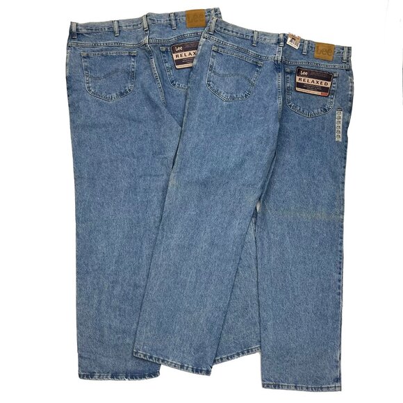Lee Relaxed Fit Classic Stone NWT Comfortable Jeans Lot Mens 42 x 30 - Picture 3 of 5